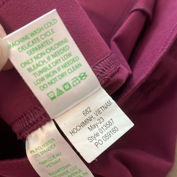 Lilly Pulitzer Tayden Pant - Amarena Cherry - Size M - Picture 9 of 14